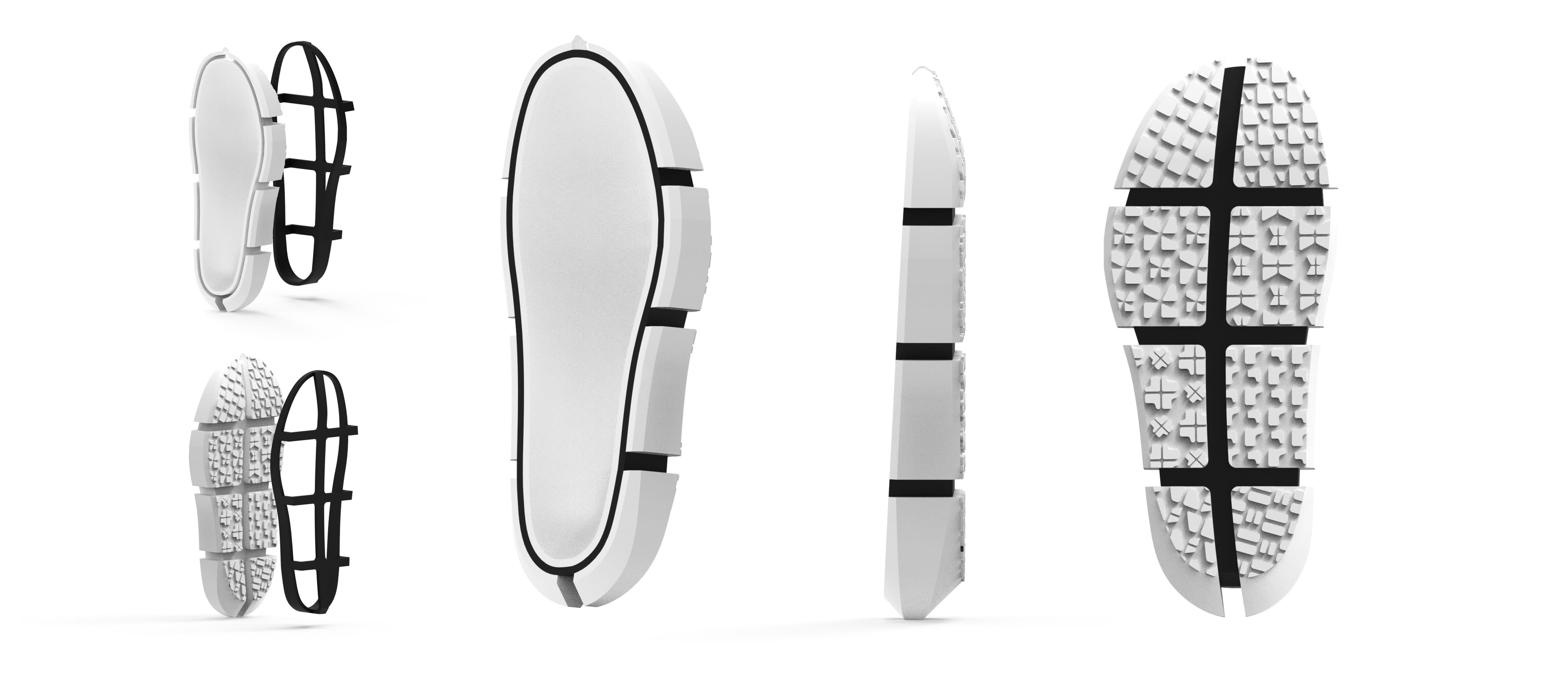 CAD of sole and cage