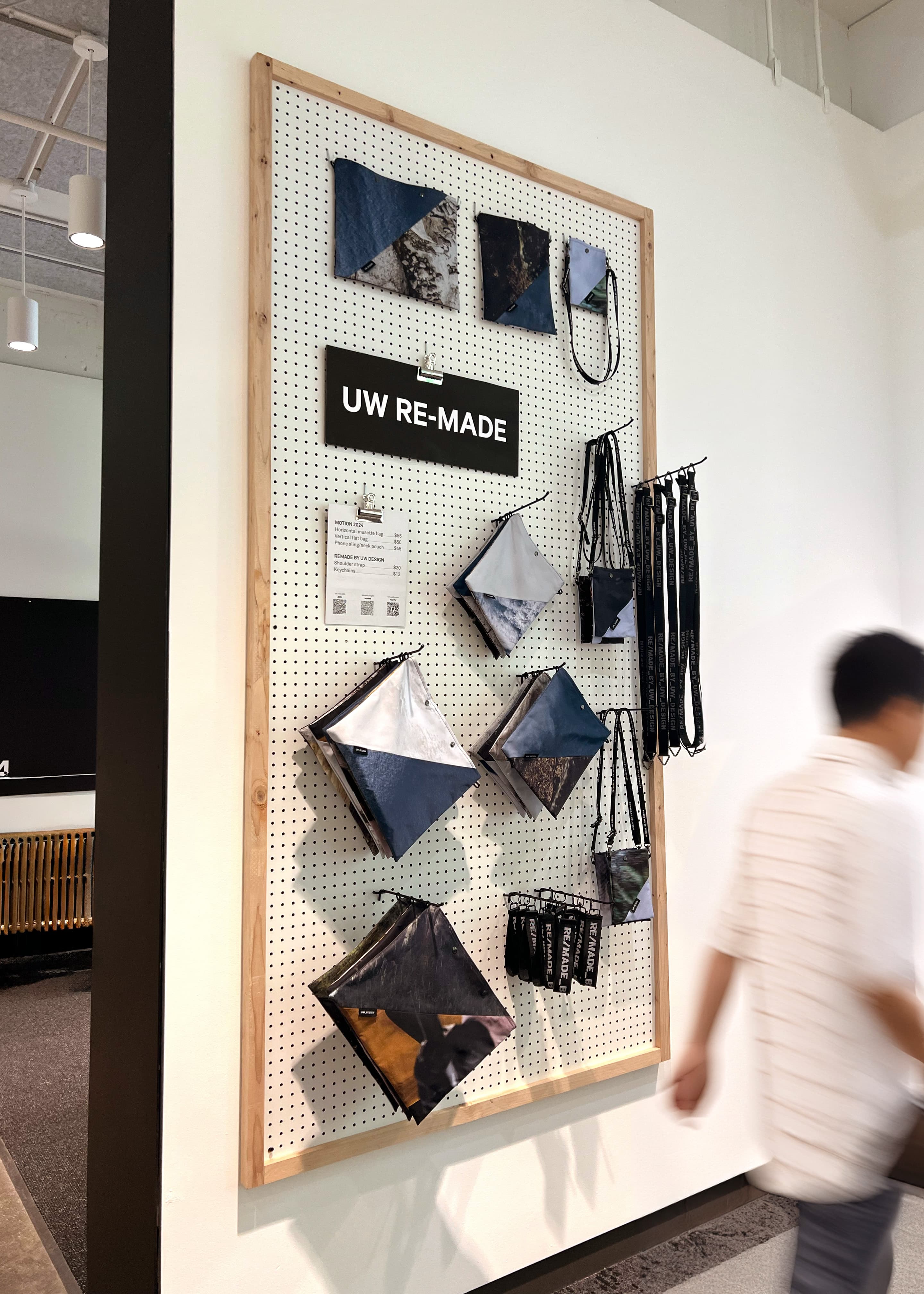 Angled view of the shop the show